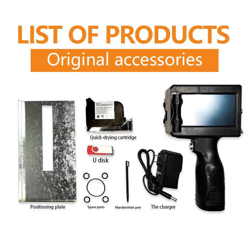 Low price handle expiry date handheld portable impresora de chorro de tinta coding logo thermal machines inkjet printer