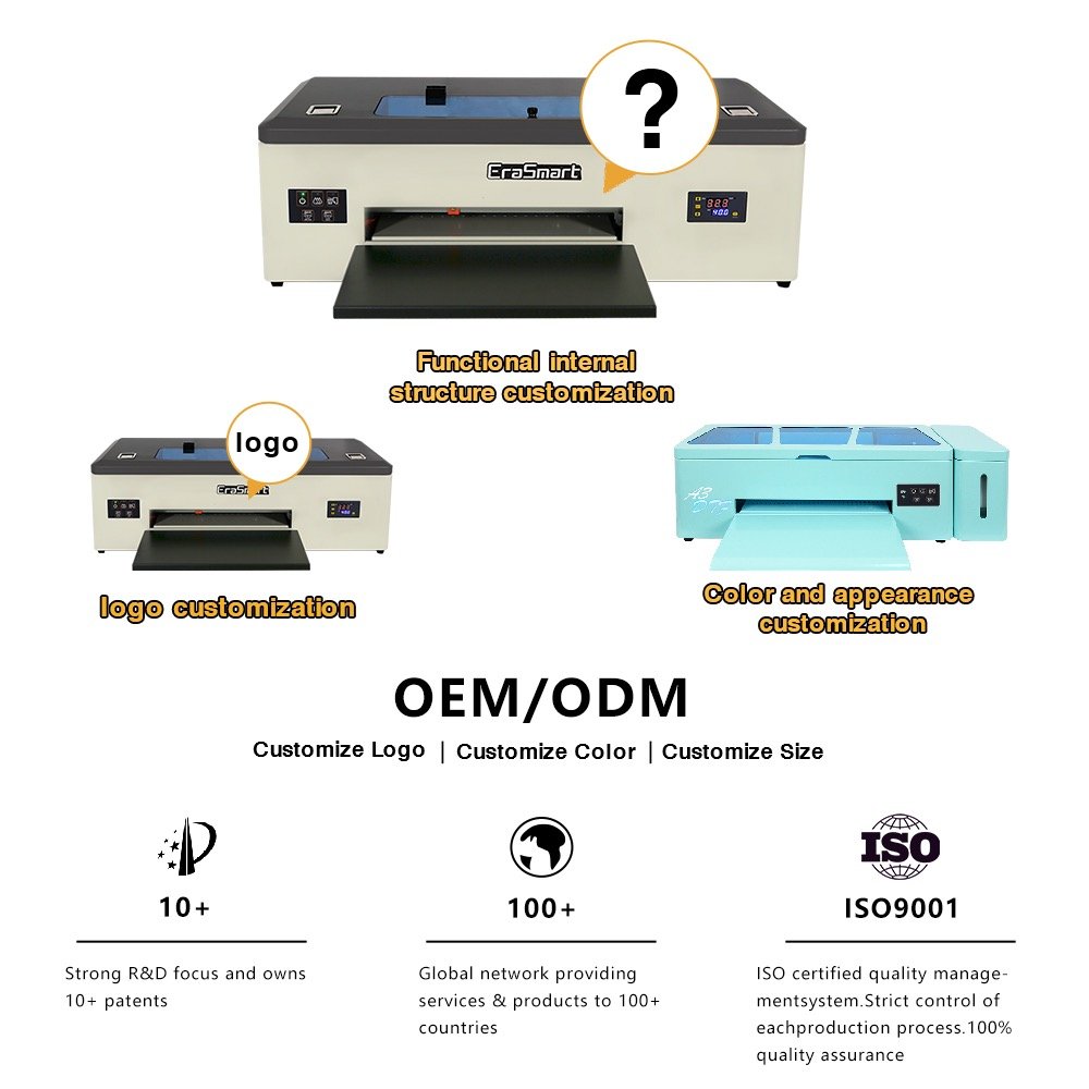 Erasmart A3 13Inch Dtf Printer Printing Machine Digital T-Shirt Printing Machine Printer dtf printer a3
