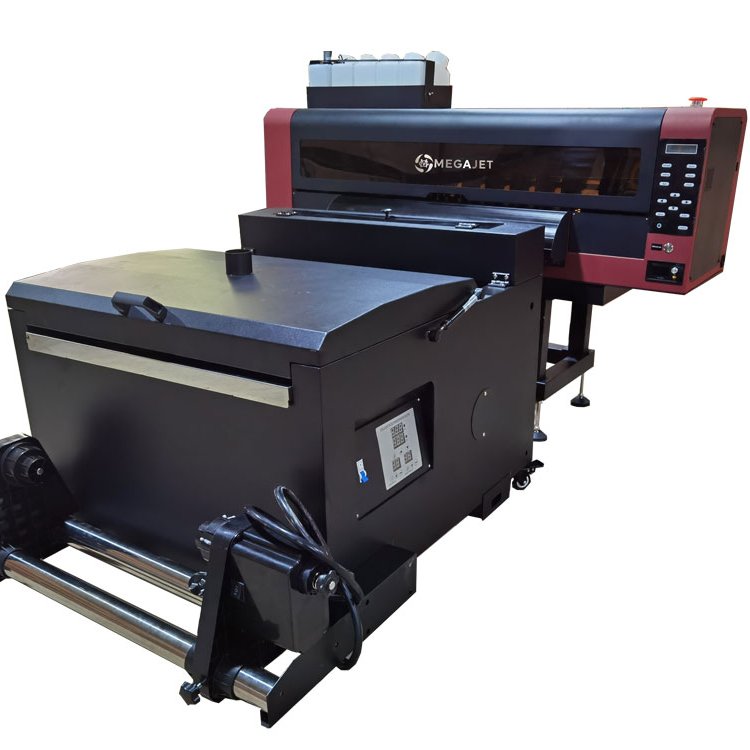 Megajet 60cm DTF printer for PET film with XP600 printhead a1 digital printer for clothes