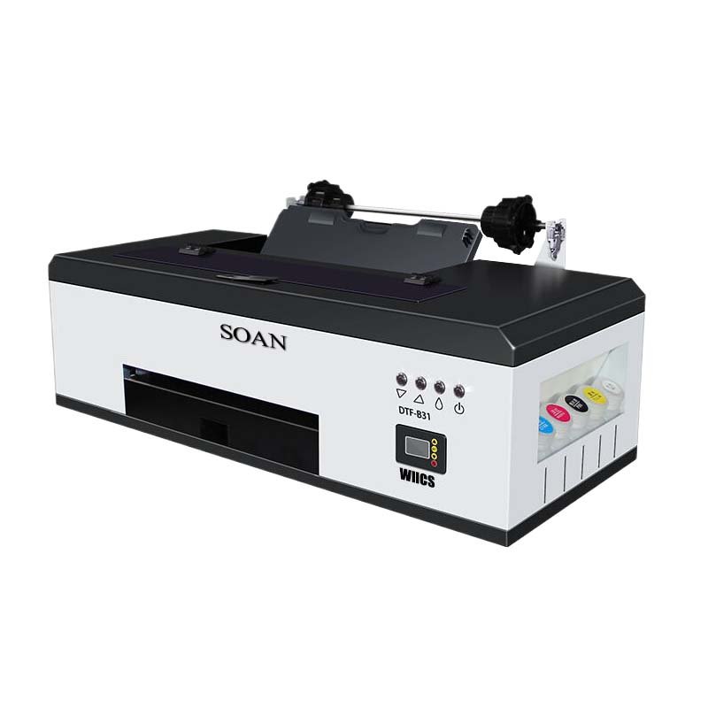 2024 New A3 A4 DTF Printer Machine Small Size L1800 R1390 Inkjet Printer Customized T Shirt Logo printing machine