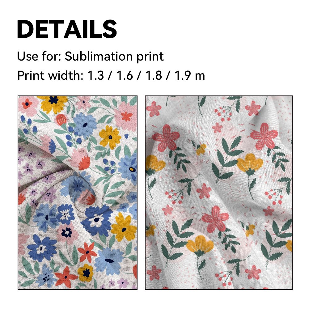 1.3m 1.6m 1.8m 6 feet Large format Inkjet printer for sublimation fabric printing machine