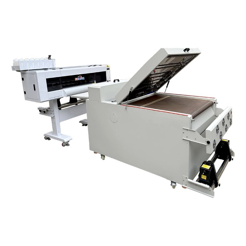 Digital pattern batch printing dtf printer set diverse materials 4 head dtf printer