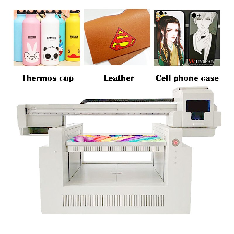 6090 Uv Printer Mobile Case Card Udisk Mobile Power Cd Dvd Pvc Hairpin Mini Personalized Printing Uv Led Flatbed Inkjet Printers