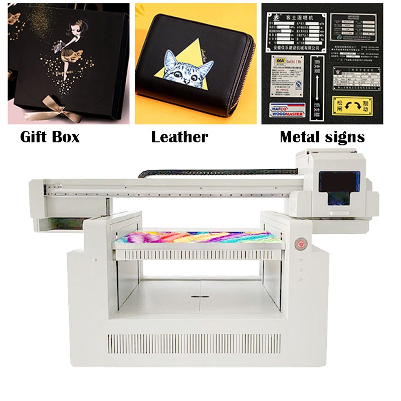 6090 Uv Printer Mobile Case Card Udisk Mobile Power Cd Dvd Pvc Hairpin Mini Personalized Printing Uv Led Flatbed Inkjet Printers