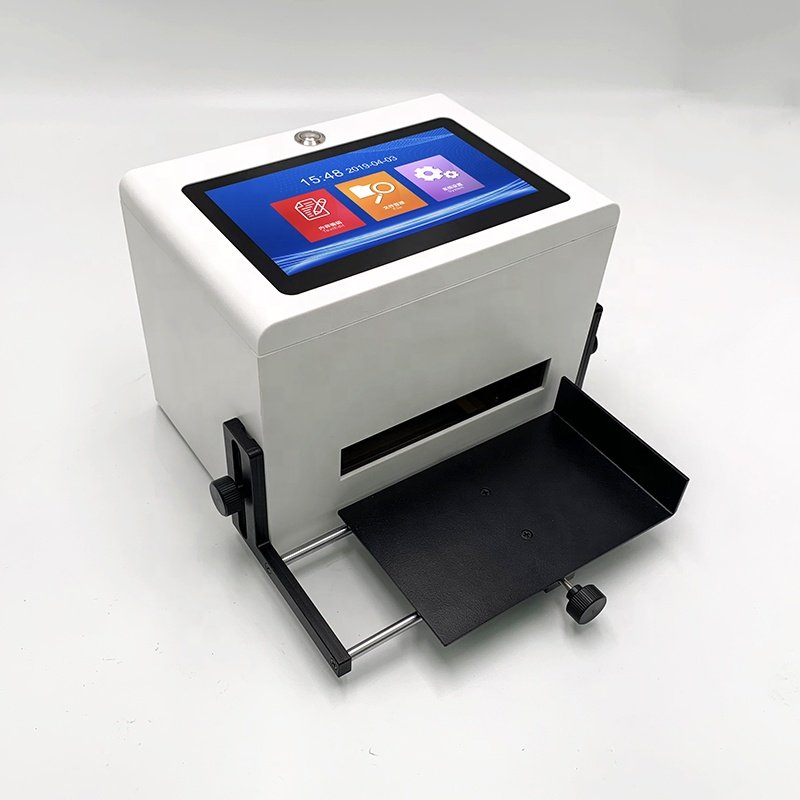 Hand desktop dot matrix exp batch number semi automatic inkjet batch expiry date coding machine