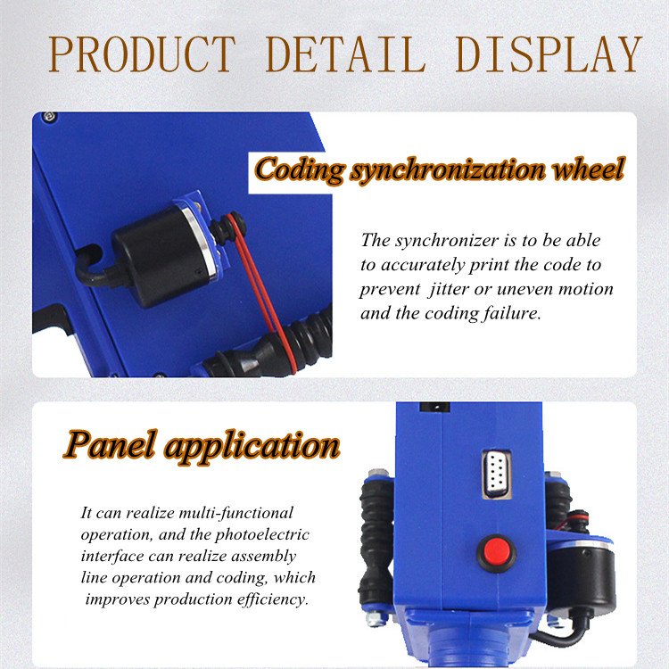 Hot Selling Colorful Letter Printing Date Printer Machines Hand Pressure Coding Machines