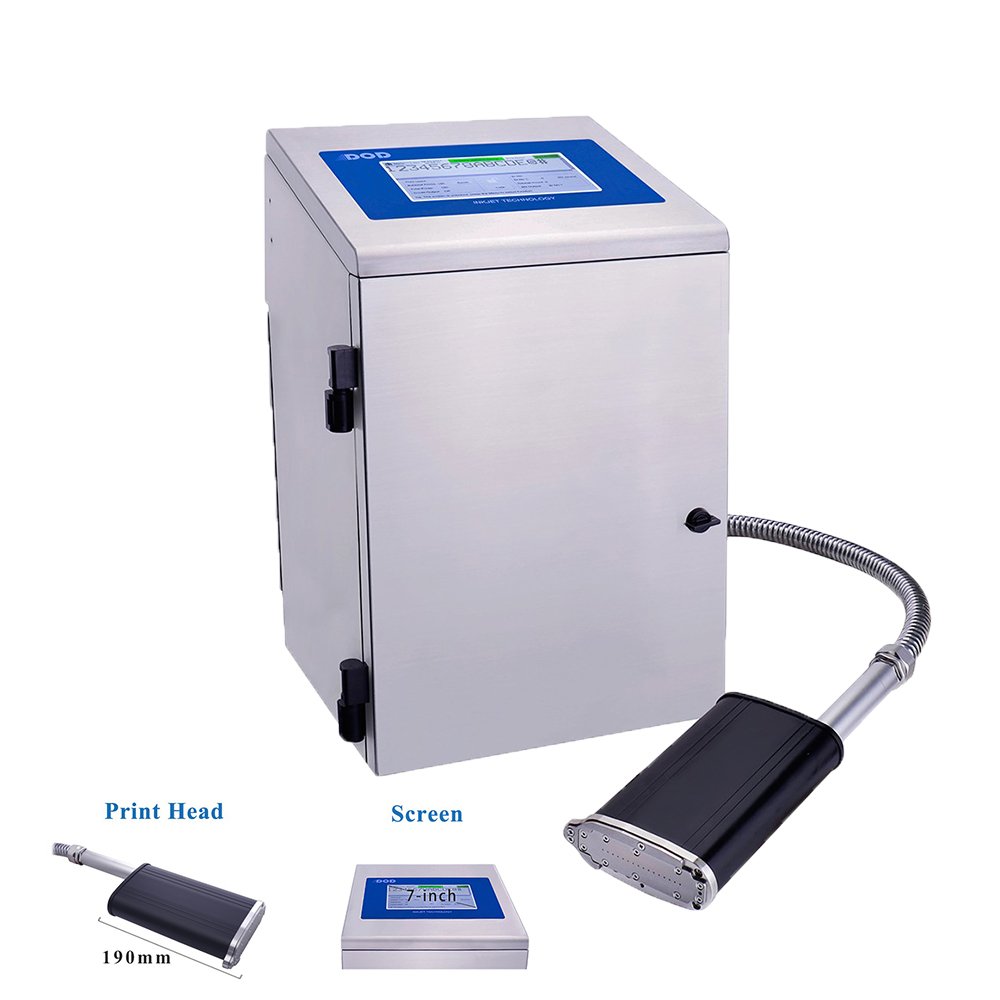 DOD Inkjet Printer D130 Clean Drop On Demand Coding Machine Inkjet printer Machine Big Character Printer