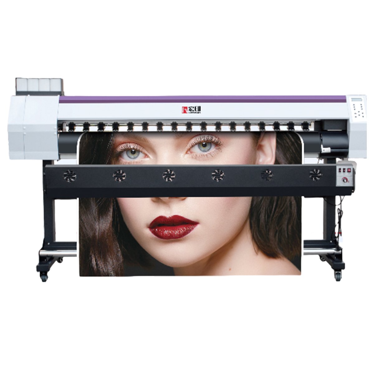 Large Format Digital Inkjet Printer For Sale 1.3m 1.6m 1.8m 3.2m Poster Canvas Vinyl Banner Printer Machine Eco Solvent