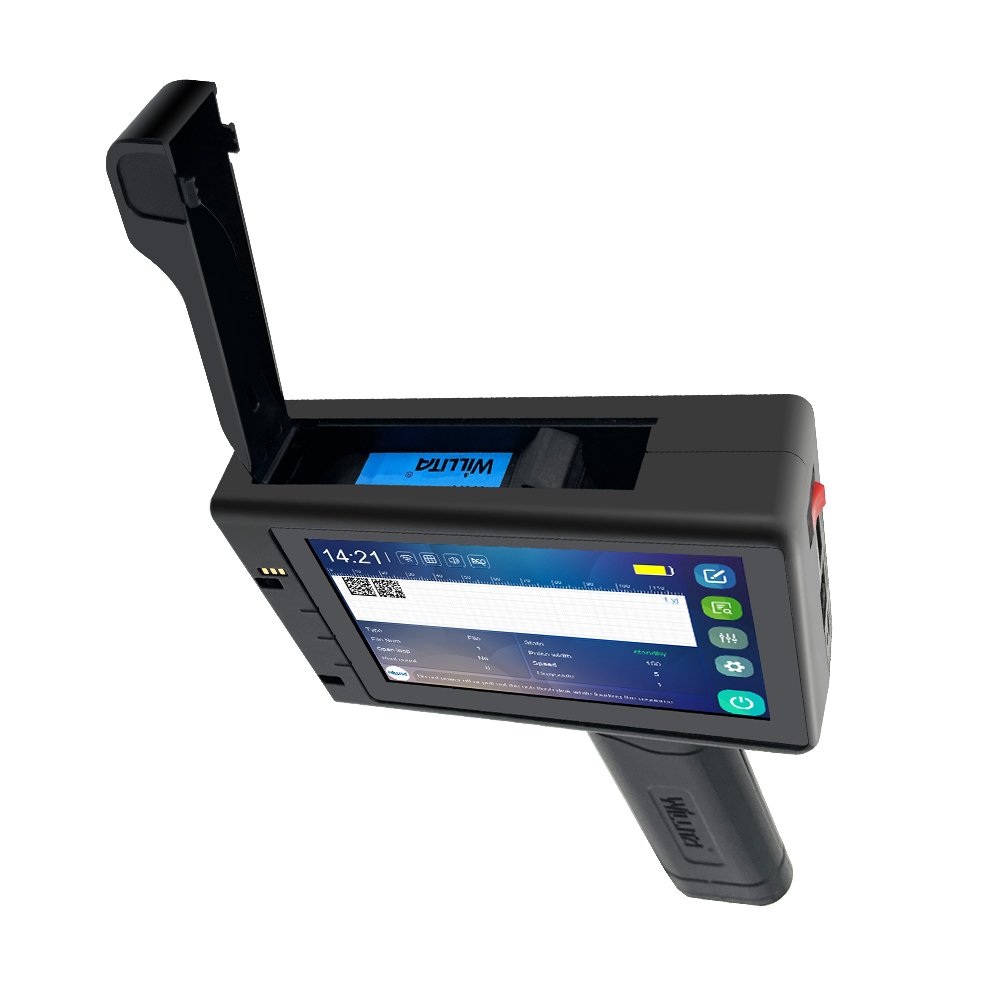 Handheld Inkjet Printer Portable Date Coding Printer Automatic Numbering Machine