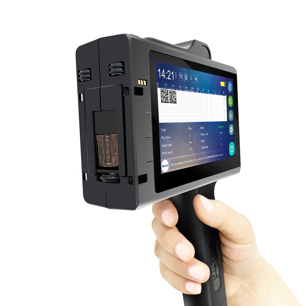 Handheld Inkjet Printer Portable Date Coding Printer Automatic Numbering Machine