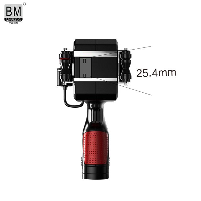 Industrial Handheld Inkjet Printer with 1/2 inch/1 inch Nozzle