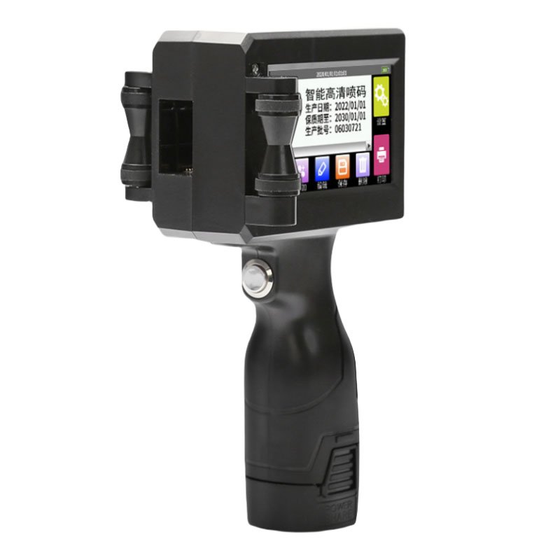 2024 High definition manunal hand held jet printer Small hand-held inkjet printer for food packaging production date printer