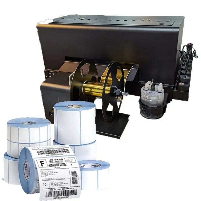High Speed Roll To Roll Aluminum Foil Printer UV Label Printer