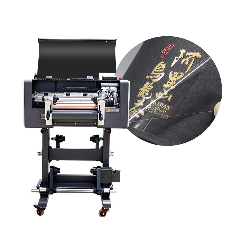 China A3 size 4030 AB film uv dtf Phone Case Acrylic Bottle Pen Card Mini Desktop LED Varnish UV Printer
