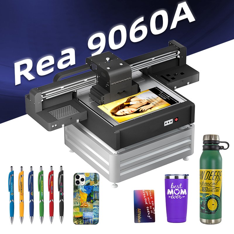 Rainbow Inkjet Small Digital Led UV Printer A1 6090 UV Printer Phone Case UV Printer 6090 For Sale