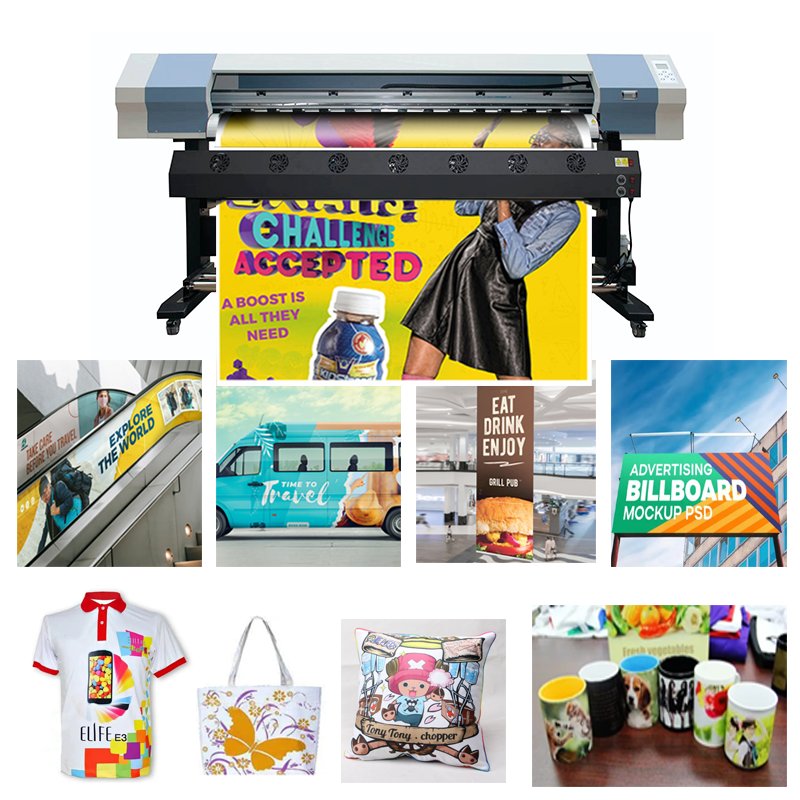 Large Format Outdoor and Indoor Vinyl Banner Canvas Poster Inkjet Printer Eco Solvent XP600 Printer 5ft 6ft 10ft Plotter