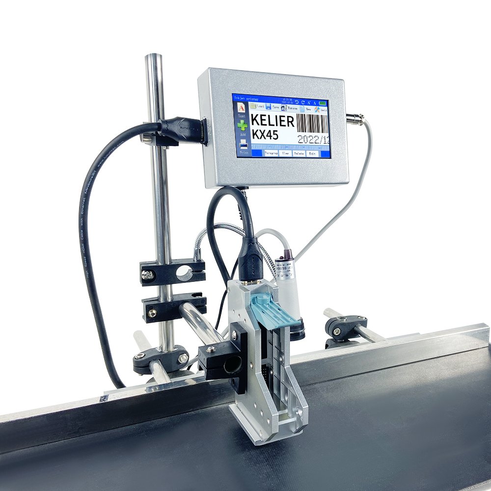 Kelier tij printer automatic date code printing machine high resolution online inkjet printer