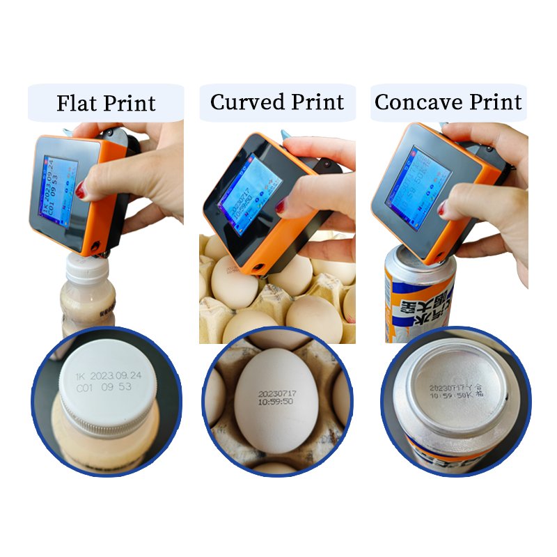 INCODE 2024 Newest Portable Mini Handheld Pocket Inkjet Printer for Plastic bag Date Bar Code QR Expiry TIJ Coding Machine