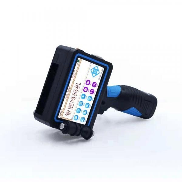 Handheld Inkjet Printer Smart Portable Quick-Drying Inkjet Printer with 4.3 Inch LED Touch Screen High Definition Label Printer