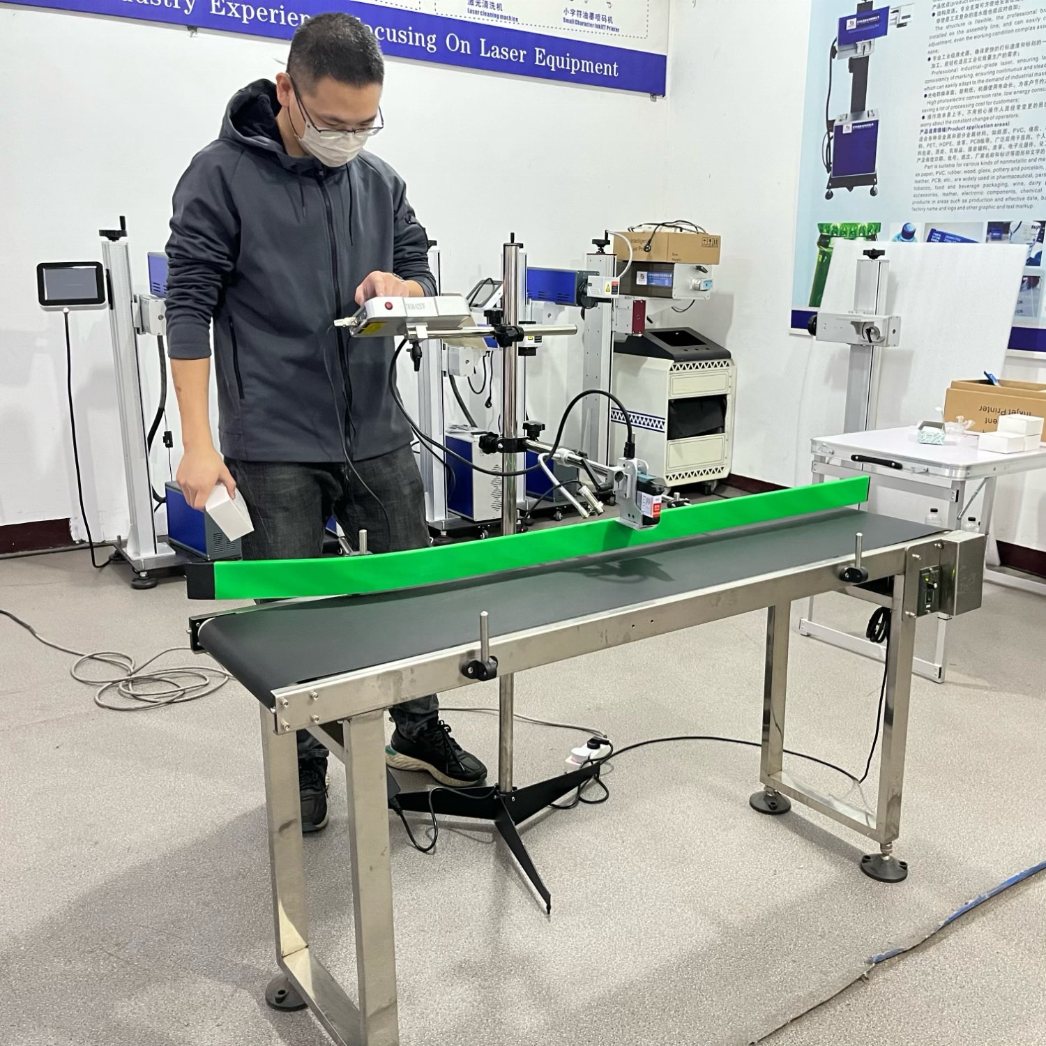 Inkjet printer date printing machine for plastic bags paper labels expiry date printing