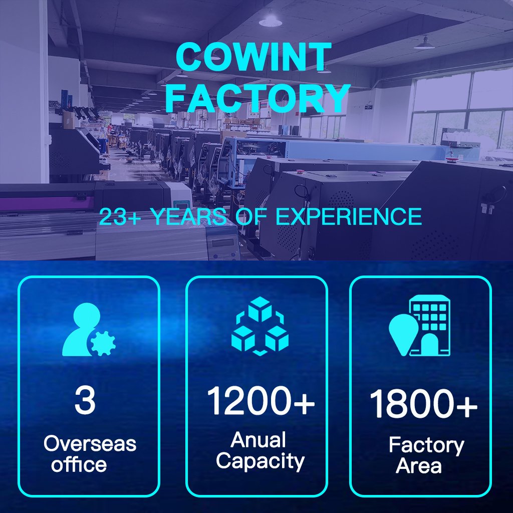 Cowint A3 XP600 Dual Head DTF Printer 30cm Automatic Digital a3 printer Multifunctional Transfers Printing machine dtf printer