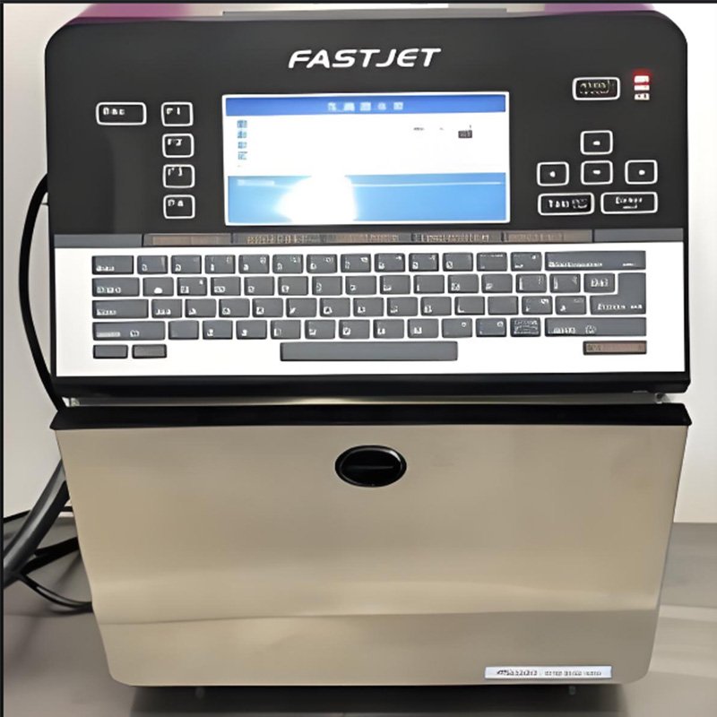 Automatic CIJ Solvent Inkjet Printers for Industrial Coding Print Batch Expiry Dates Barcodes Logo Paper Label Film Box