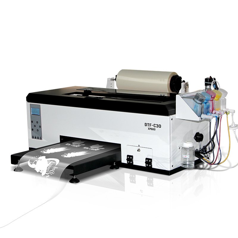 Small Desktop A3 Inkjet T Shirt Printing Machine Xp600 Dx5 30cm Heat Transfer Roll Pet Film Tshirt A3 Dtf Printer