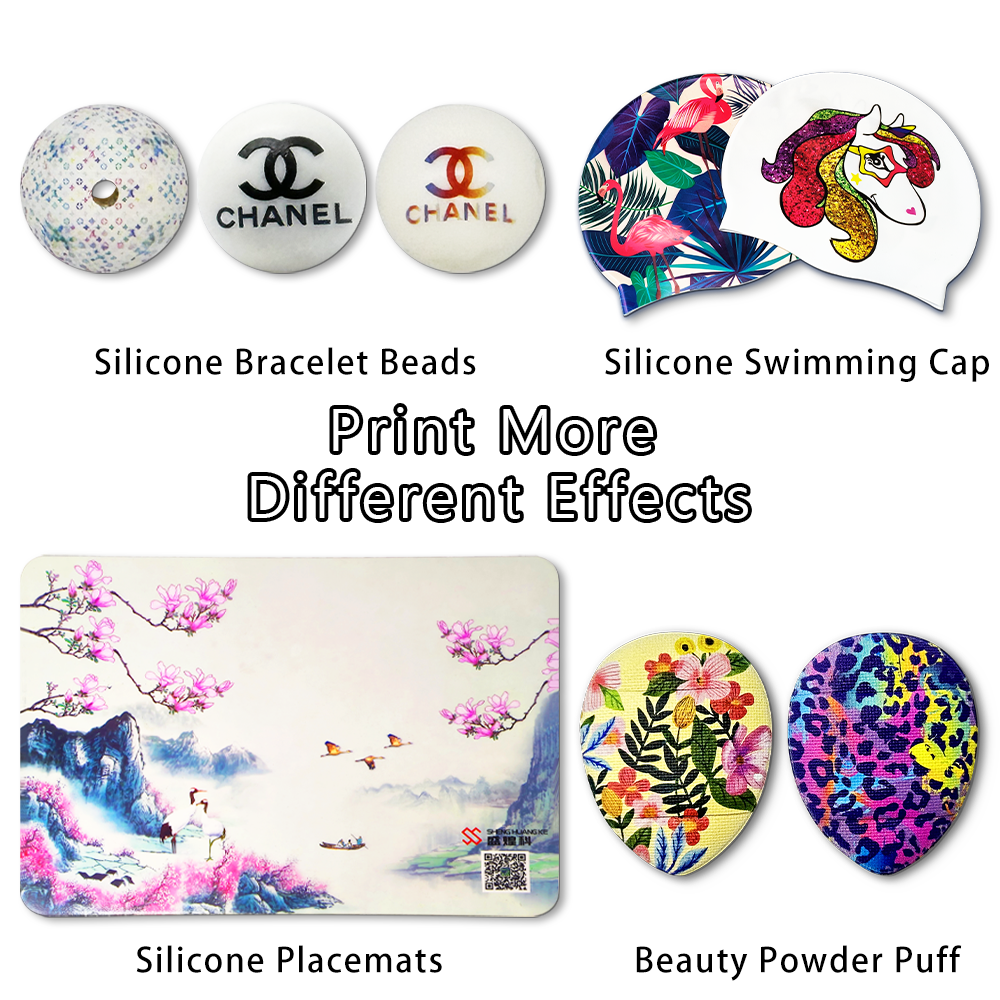 Soft material printer shk 9060 can print leather PVC TPU silicone labels shoe materials package materials Cell Phone Cases