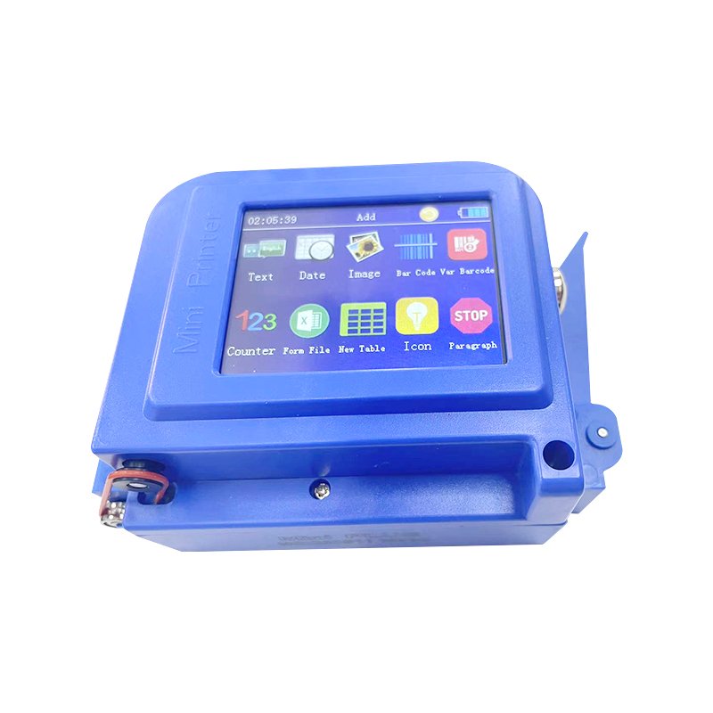 Portable mini color inkjet printer handheld time count date printer 12.7mm for wood carton plastic printing printer