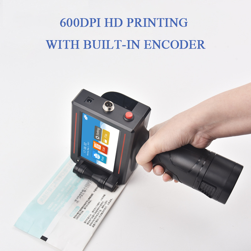 Portable Automatic Handheld Inkjet Printer labels Expiry Date Printing Code Inkjet Printer Sealing Machine