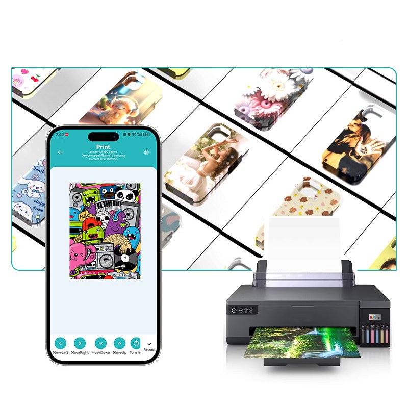 New Auto Desktop L805 A4 Sublimation Digital Printer UV Inkjet DTF for ID Cards & CD/DVDs Grade Automatic Used