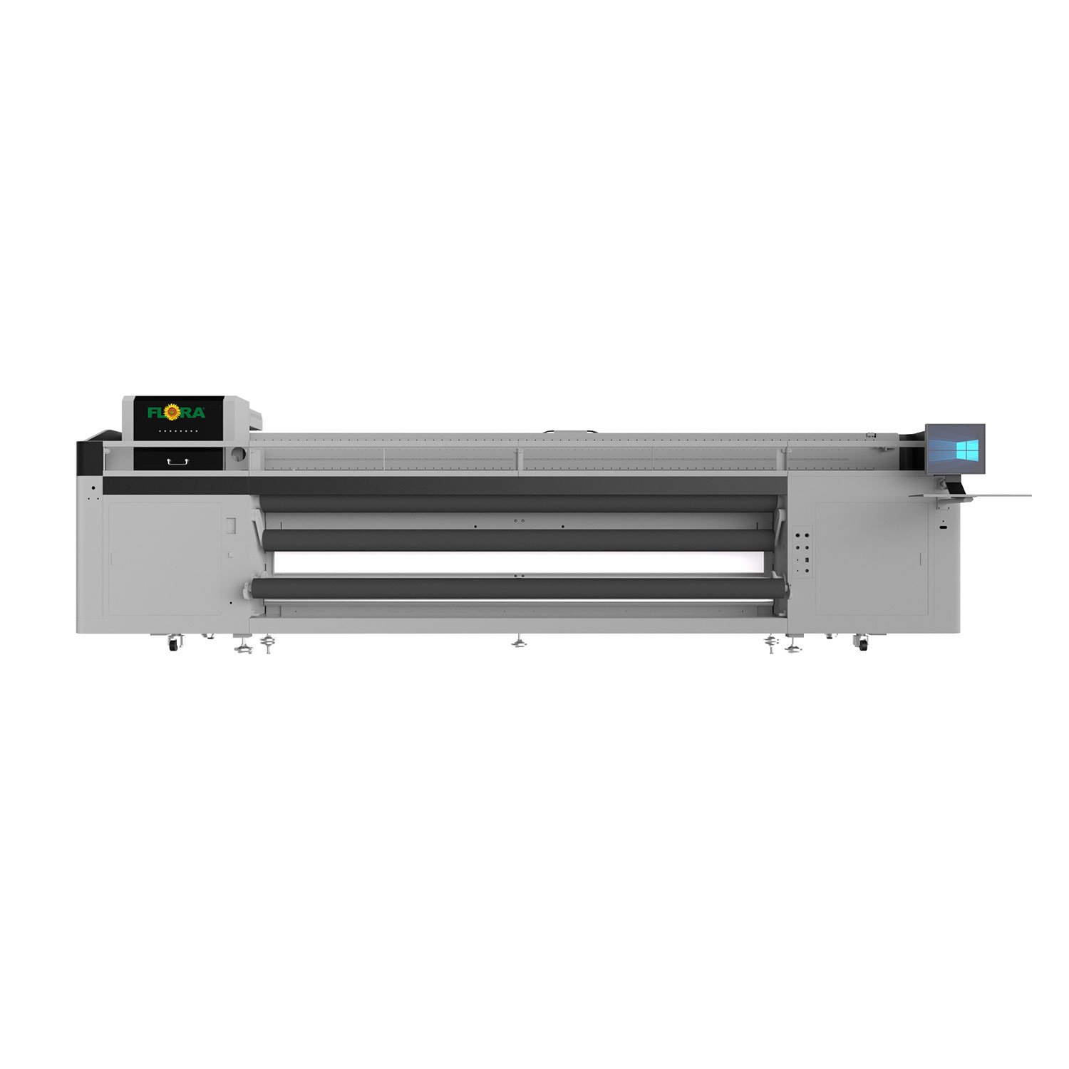 Flora 16 Color 3.3m Indoor Outdoor Advertisement Printing Machine Eco Solvent Digital Hybrid UV Inkjet Printer for Advertisement