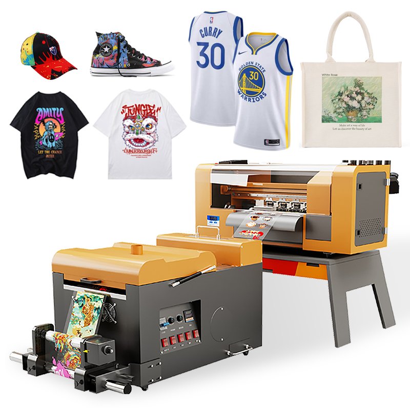 New A2 A3 A4 PET Film DTF Printer Inkjet Printers Digital DTG For T-shirt Print With Two XP600 Print Head Printing Machine