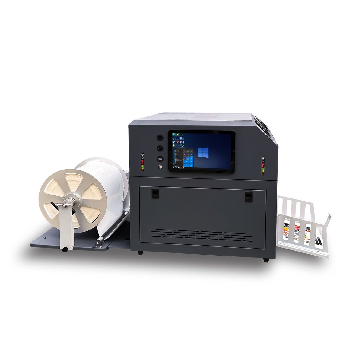 Desktop Small Industrial Roll To Roll Full Color inkjet Food Bottle Quick Label printer With Cutter