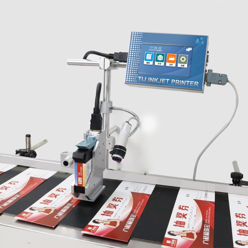 T110 High Speed Automatic Printer Machine Carton Coding Machine Inkjet Digital Printers Inkjet Printer Sealer Bags Machine
