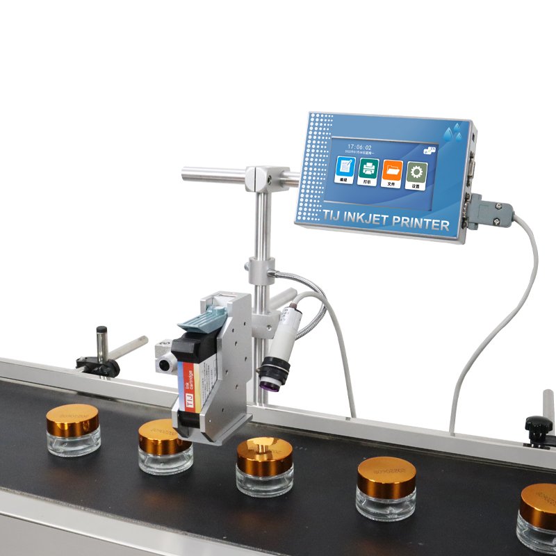 T110 High Speed Automatic Printer Machine Carton Coding Machine Inkjet Digital Printers Inkjet Printer Sealer Bags Machine