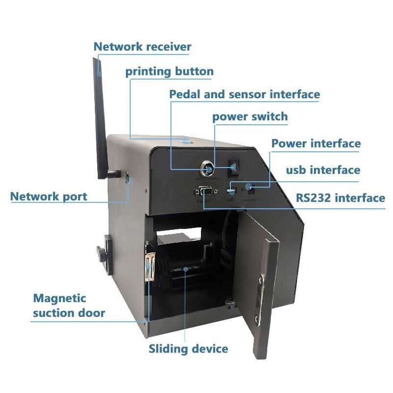 AOKDI 0.5 inch High Efficient Than Handheld Industrial Inkjet Printer For Food Plastic Bag Small Plastic Printing Machinery