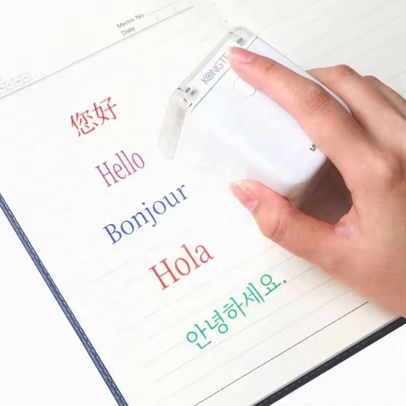 Portable TIJ Inkjet Handheld Mini Color Inkjet Printers Wireless Blue Tooth Printermbrush High Quality