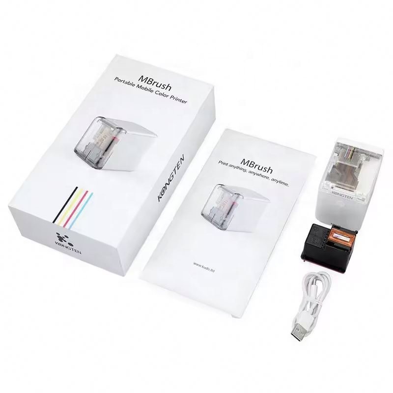 Portable TIJ Inkjet Handheld Mini Color Inkjet Printers Wireless Blue Tooth Printermbrush High Quality