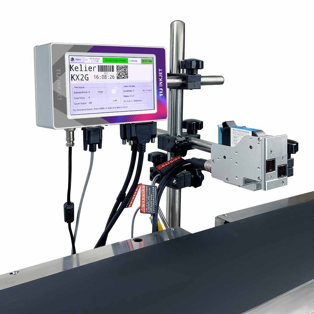 Cable wire pipes printing machine KX2G Touch screen Inkjet printer