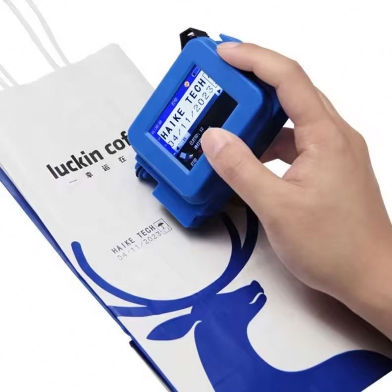 Handheld Label Marking Machine Mobile Inkjet Printer Handheld Coding Printer For Cartons