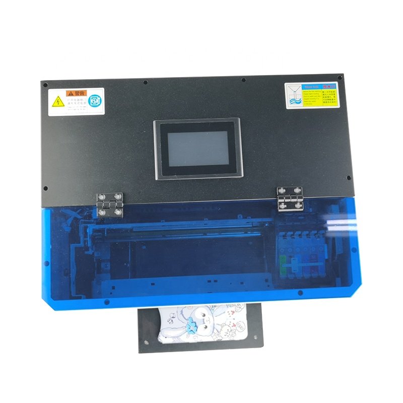 Maxwave Good Price Phone Case Acrylic Crystal Wood CD U disk Printing CMYKW Automatic A5 UV Inkjet Printer