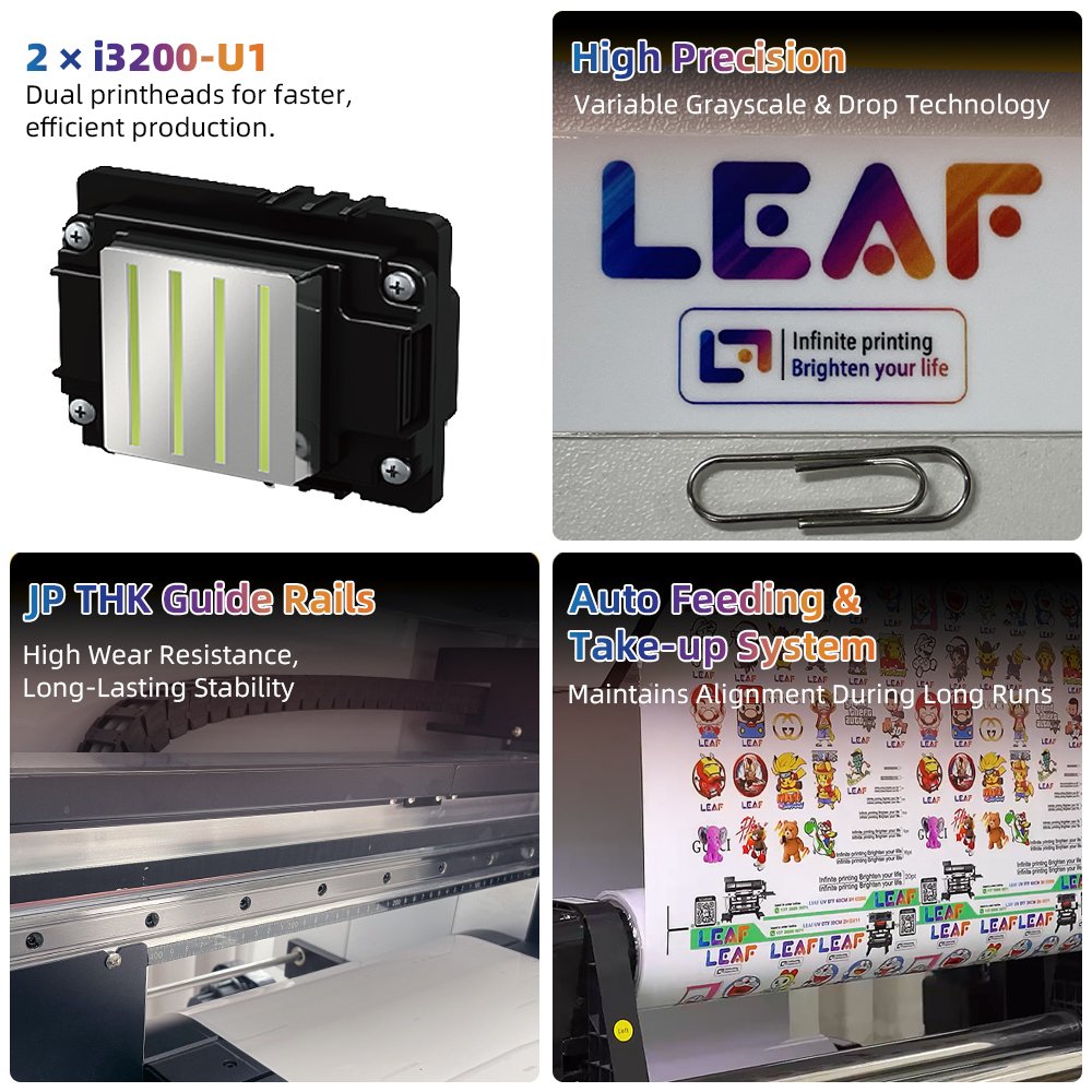 60cm UV Dtf printer AB Film Roll To Roll Sticker Transfer Epson Impresora UV DTF For Glass Cups Bottle Inkjet Printer