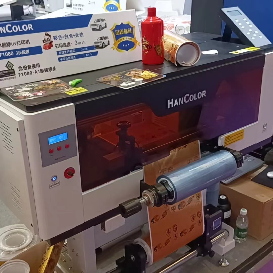 mumullti color 30cm uv dtf printer dtf uv flatbed inkjet flatbed printer roll to roll uv dtf 30cm film sticker printer machine