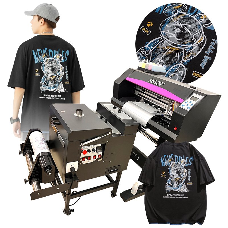 Factory directly supply pet film transfer A3 30cm dtf printer for DTY Garment shop