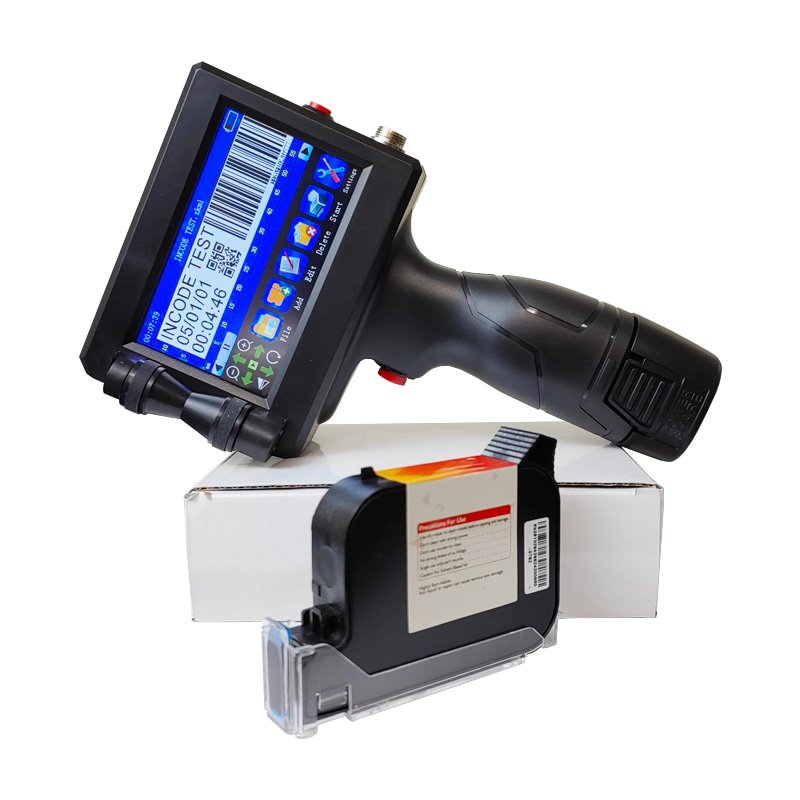 Manufacture Price 4.3 inch screen hand handheld 25.4mm 50mm plastic bracket machine inkjet printer