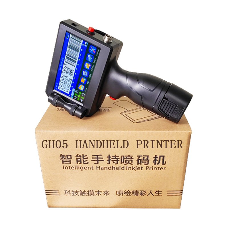 Manufacture Price 4.3 inch screen hand handheld 25.4mm 50mm plastic bracket machine inkjet printer