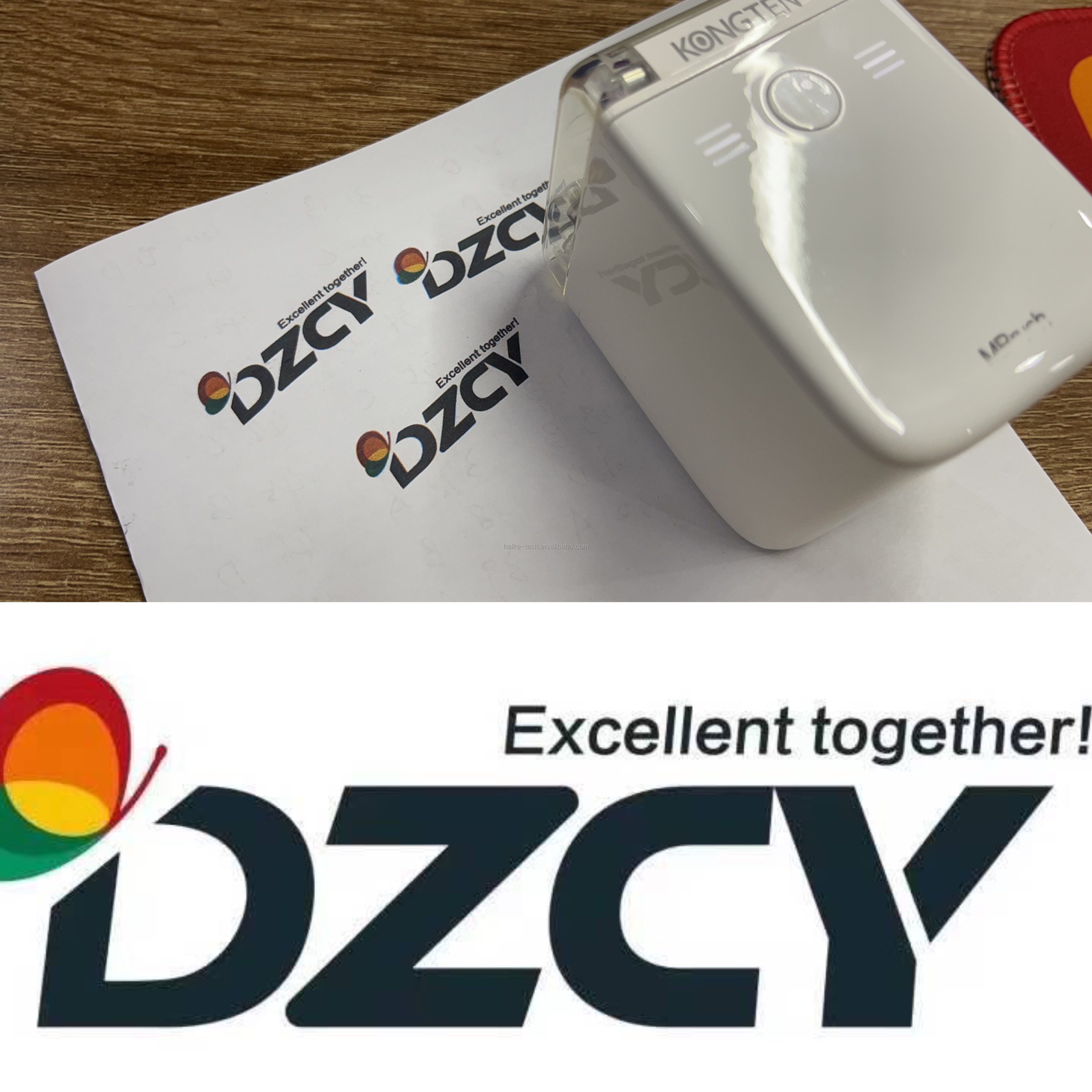Mini portable printer paper logo pocket printer 14.2Mm printing wireless Android IOS printer