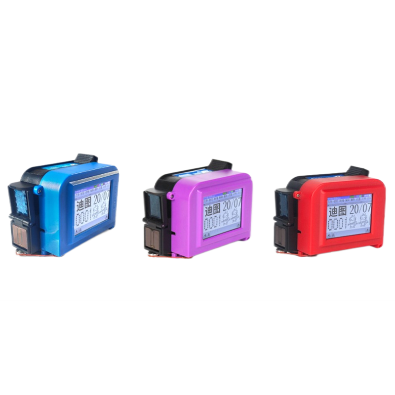 Small Pccket Production Date Bottle Can Label Logo Handheld Mini Inkjet Printer for Egg Eco Solvent Ink Flatbed Material Manual