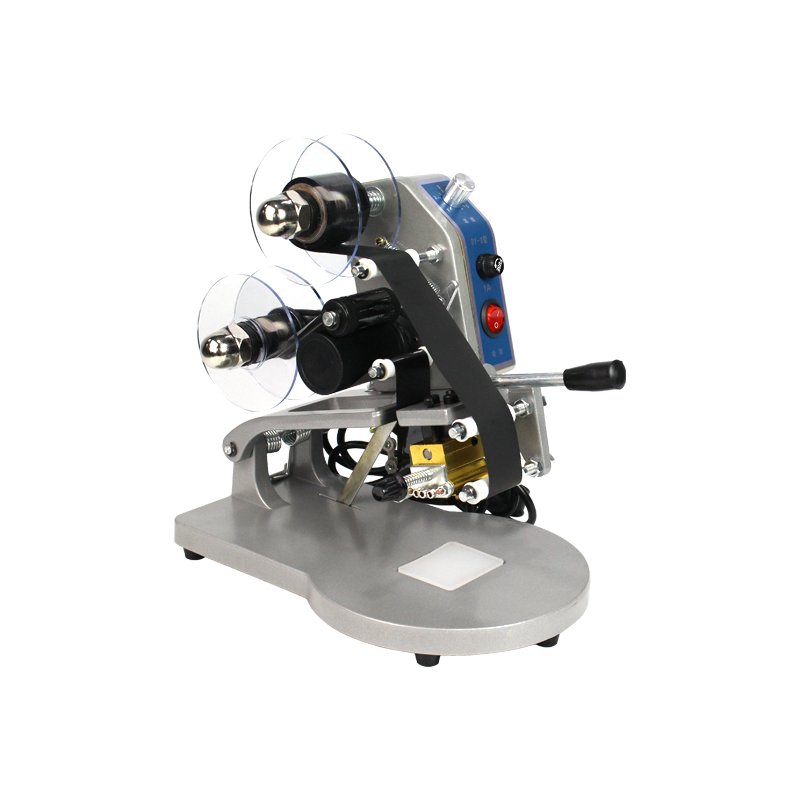 DY-8 manual ribbon direct heat printing production date steel printing machine Food label plastic bag coding machine
